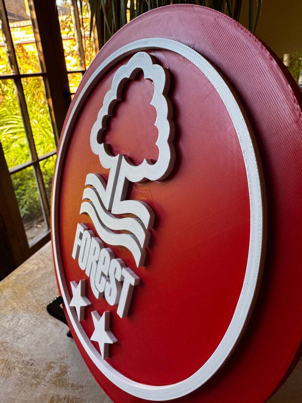Nottingham Forest FC 3D Crest Display Plaque