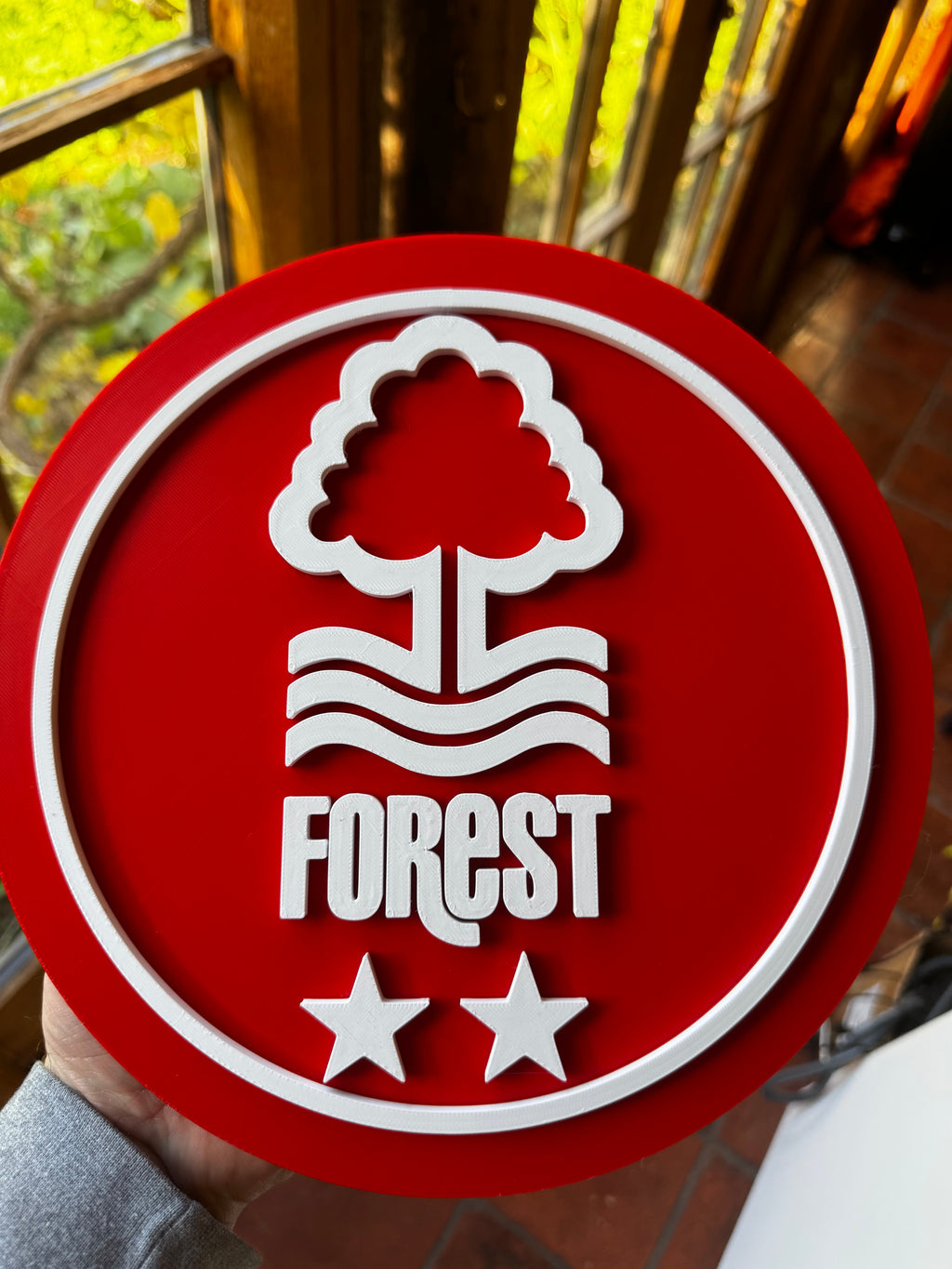 Nottingham Forest FC 3D Crest Display Plaque