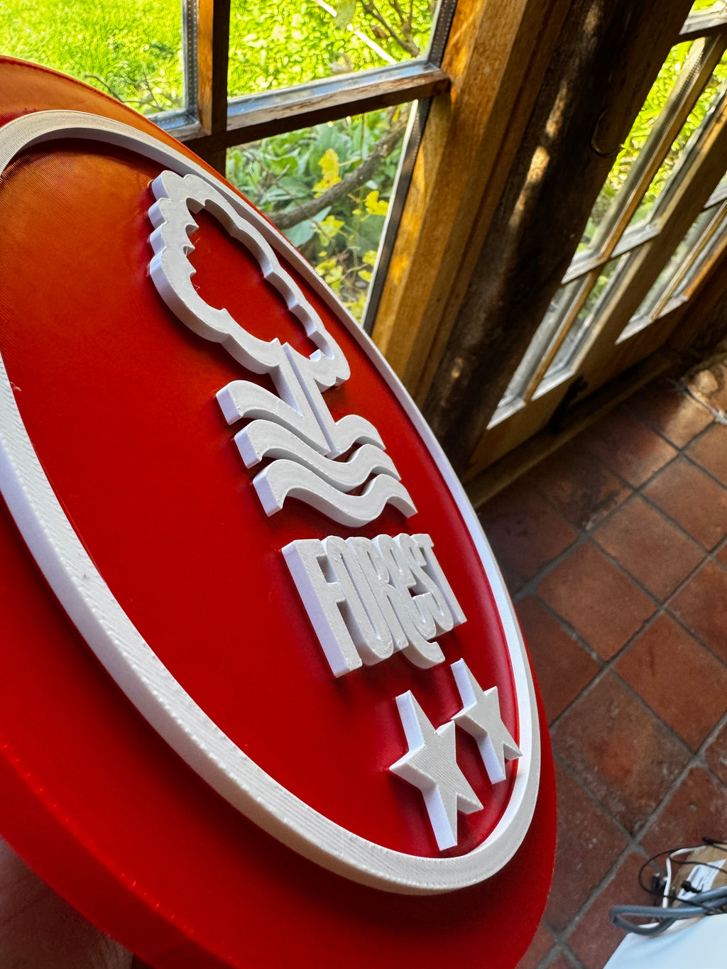Nottingham Forest FC 3D Crest Display Plaque