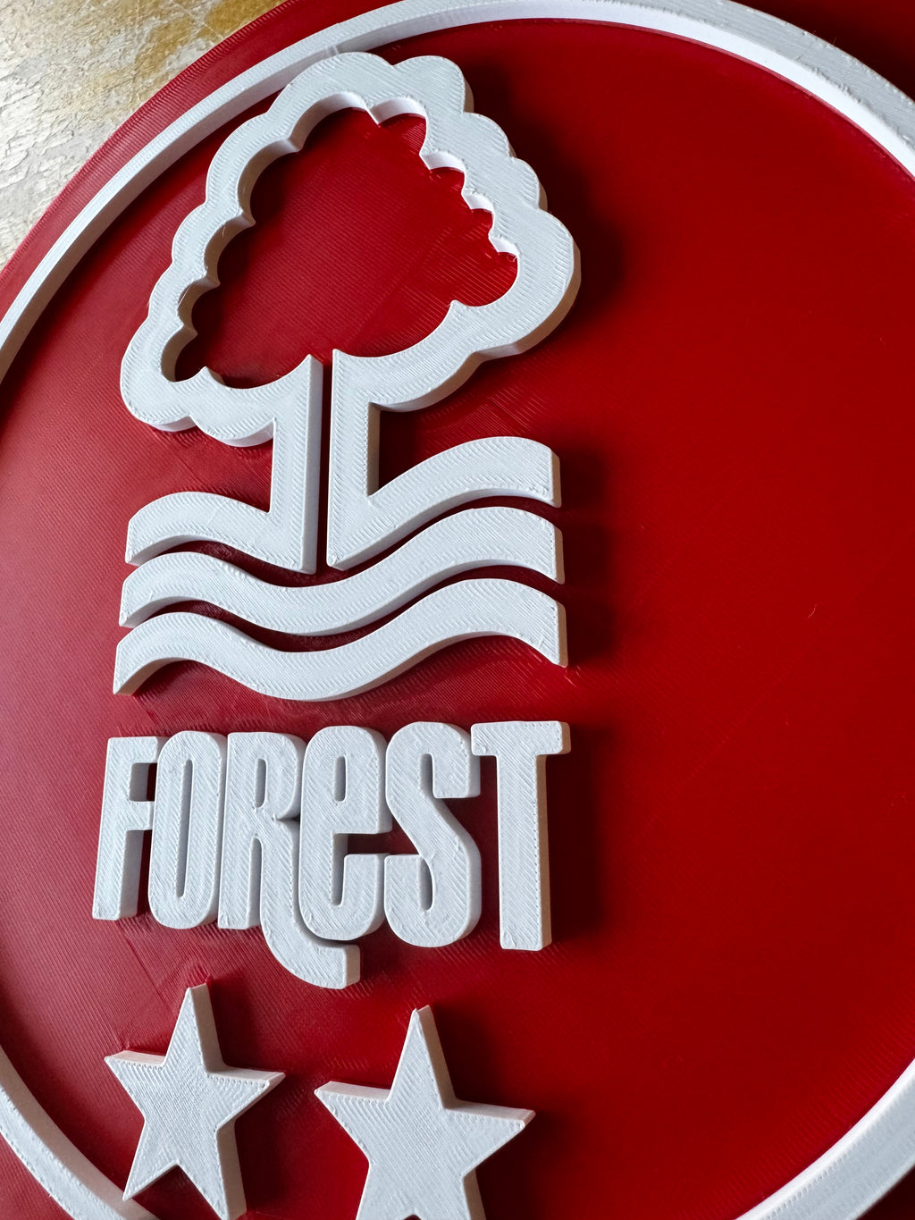 Nottingham Forest FC 3D Crest Display Plaque