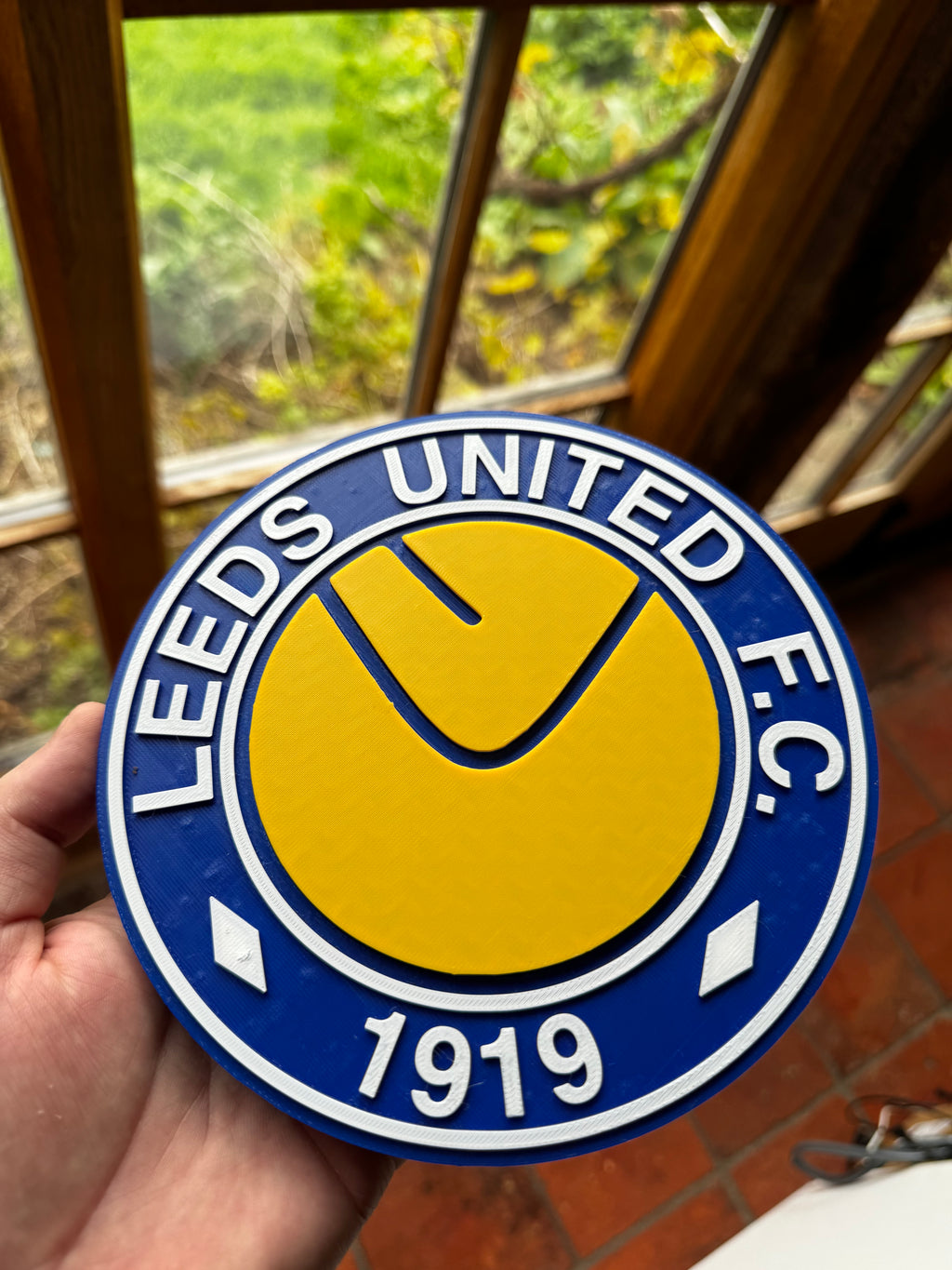 Leeds United FC 3D Crest Display Plaque