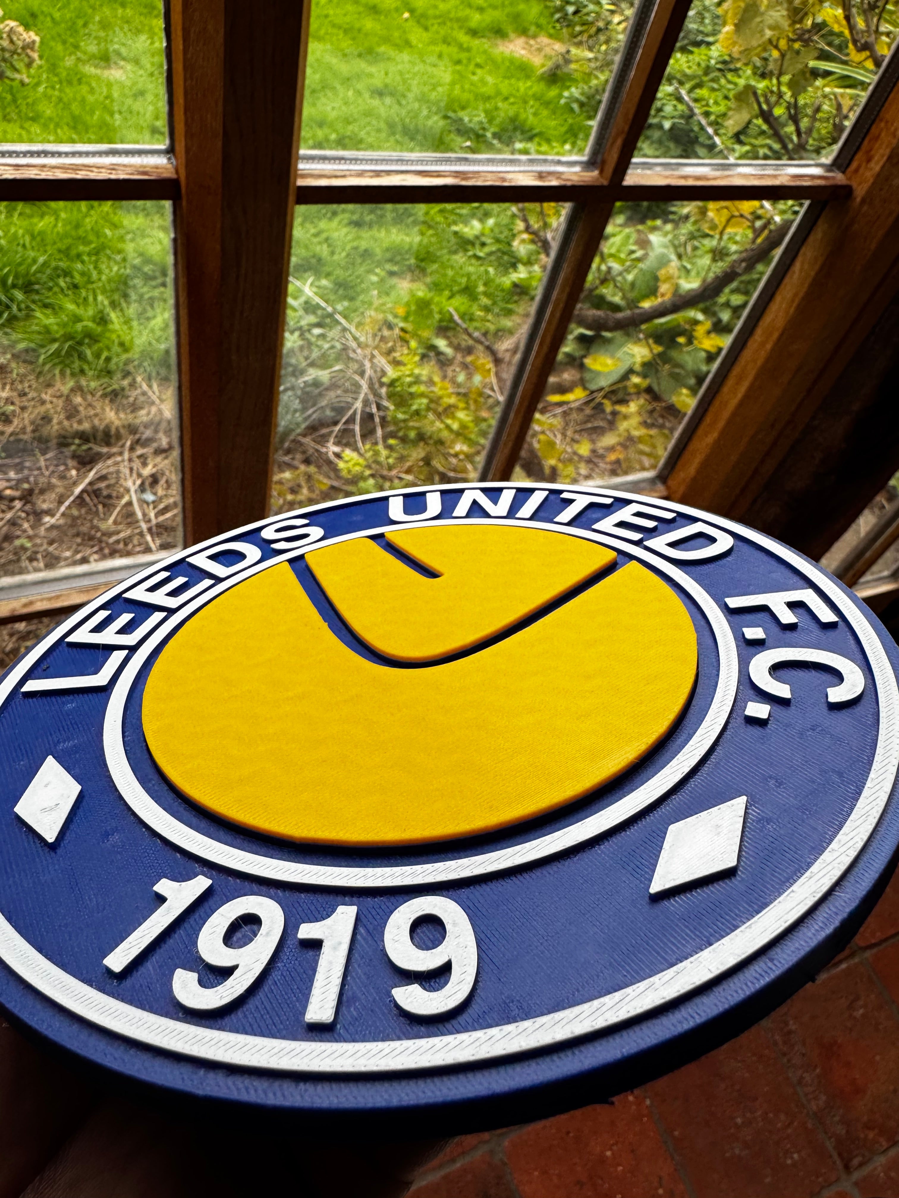 Leeds United FC 3D Crest Display Plaque