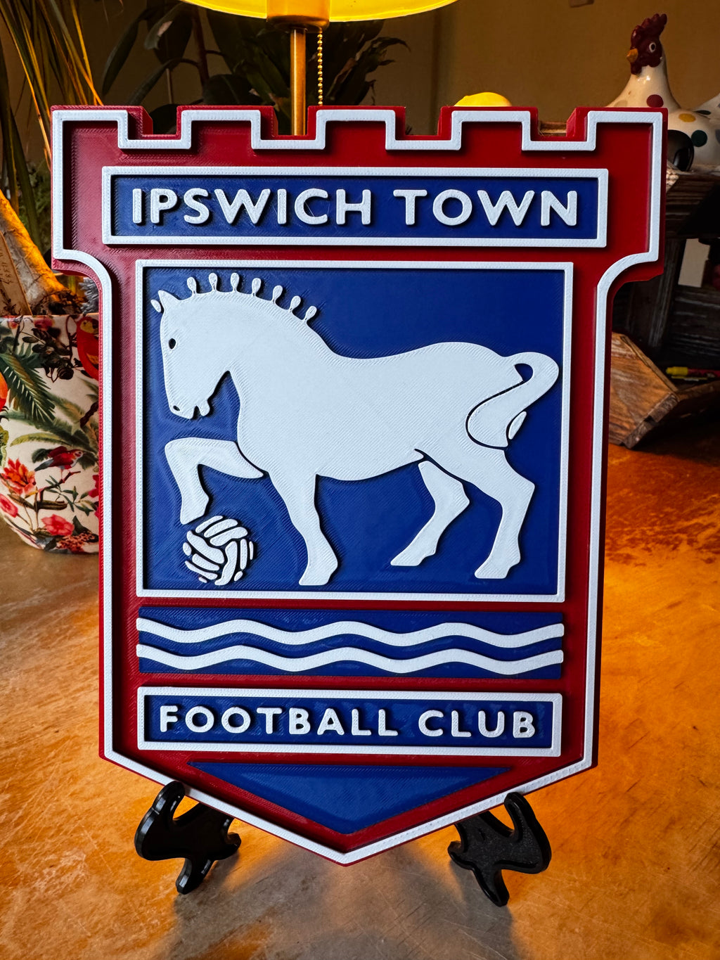 Ipswich Town FC 3D Crest Display Plaque