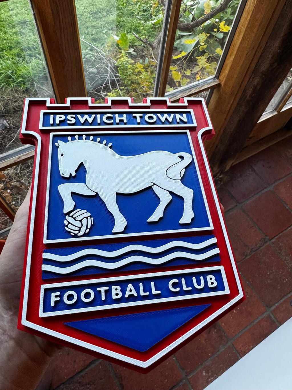 Ipswich Town FC 3D Crest Display Plaque