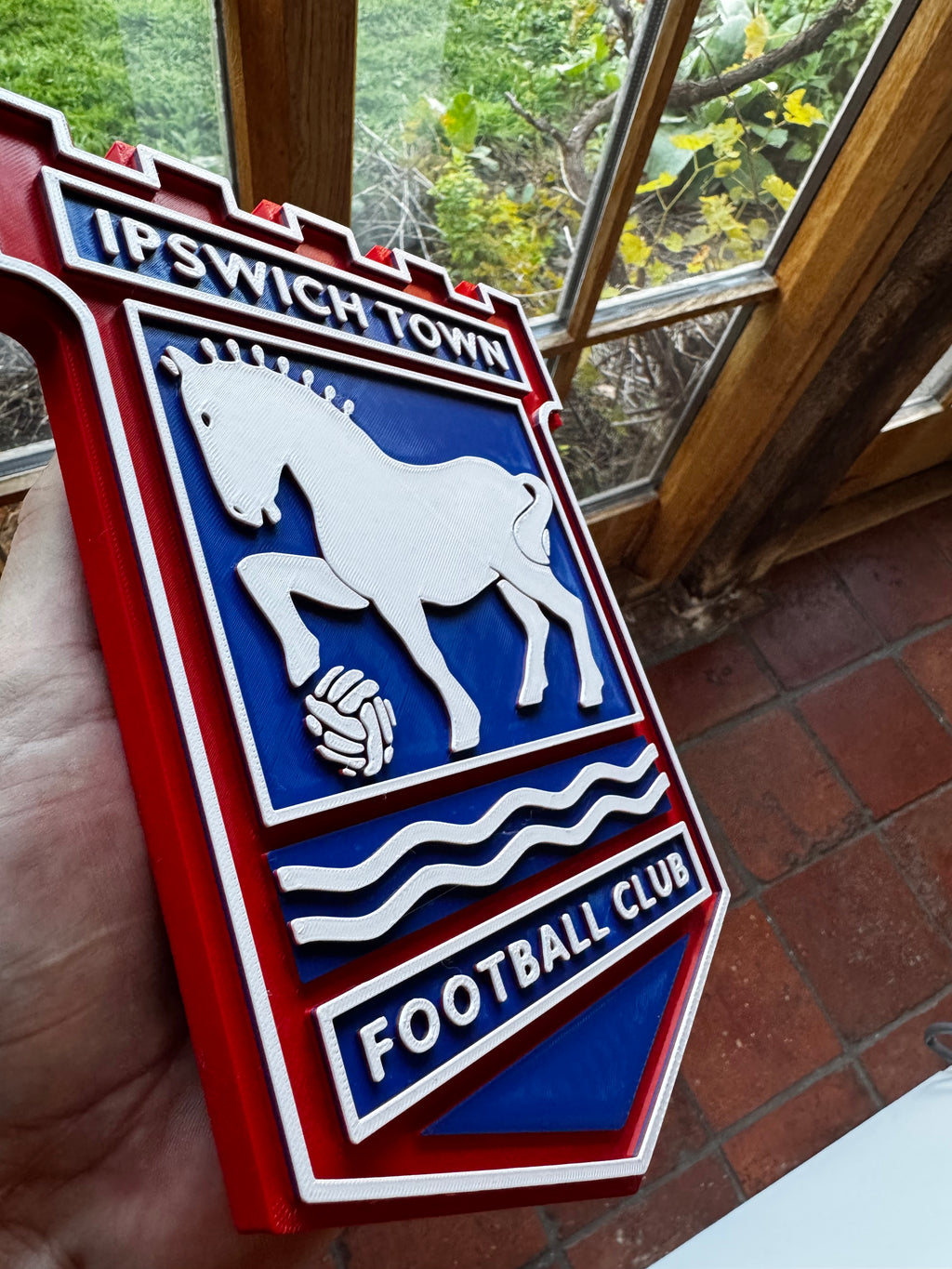 Ipswich Town FC 3D Crest Display Plaque