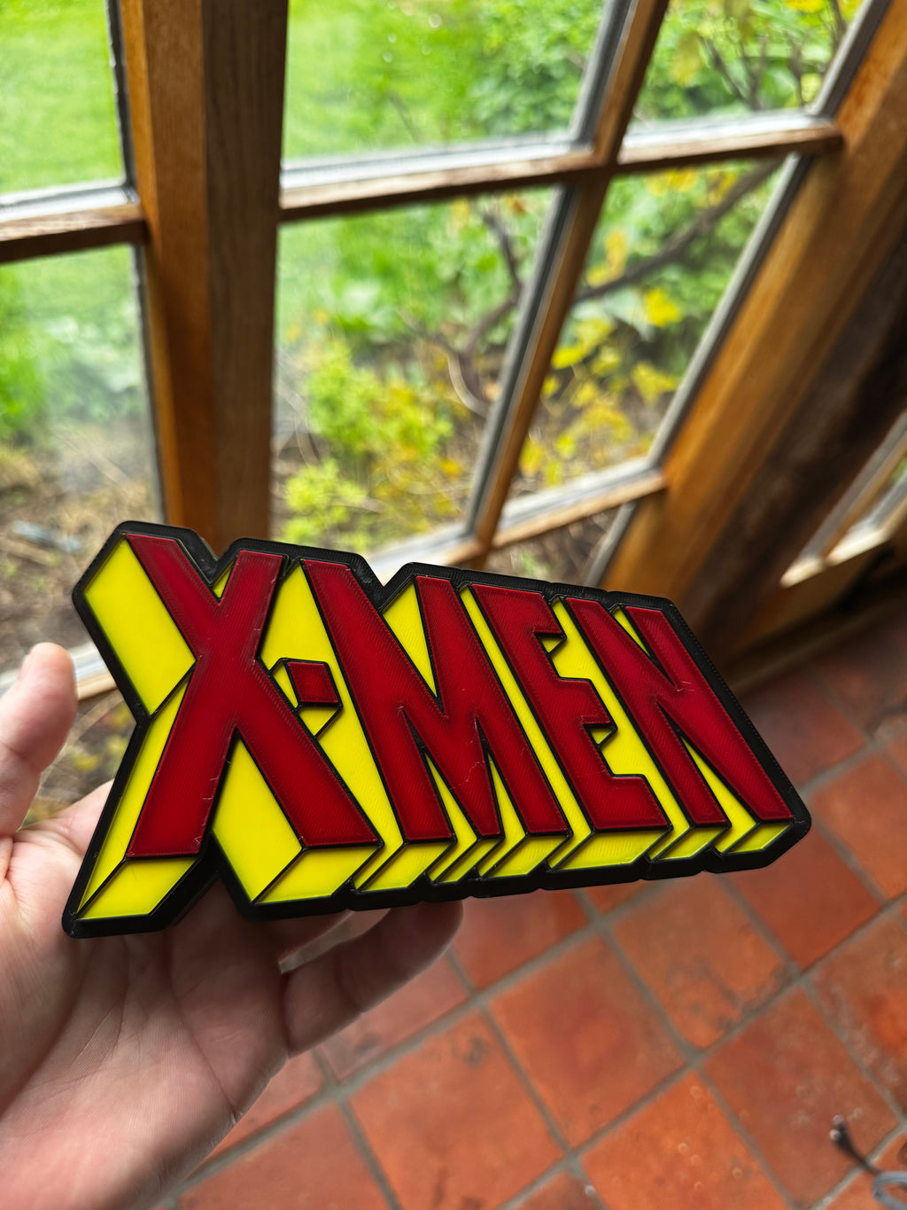 X-Men 3D Display Sign – Classic Comic Style