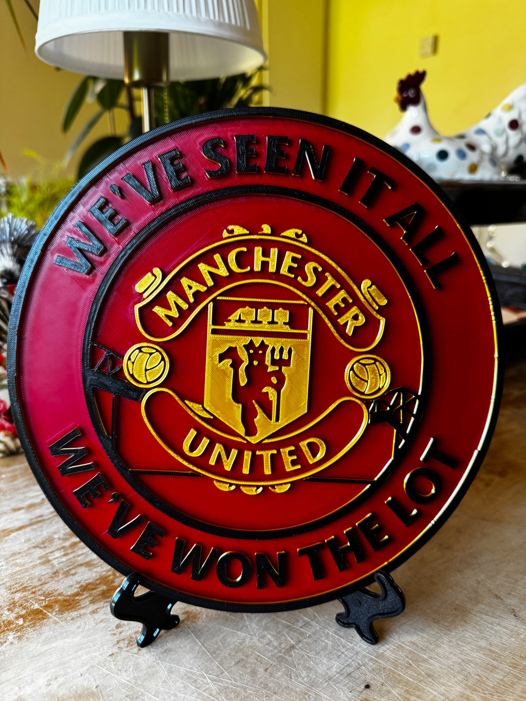 Manchester United “We’ve Seen It All, We’ve Won The Lot” 3D Display Plaque