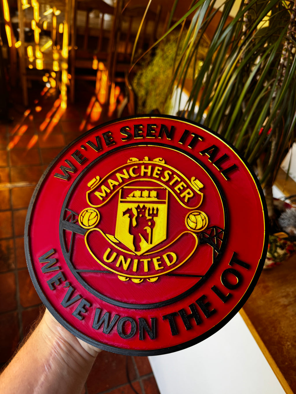 Manchester United “We’ve Seen It All, We’ve Won The Lot” 3D Display Plaque