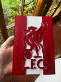 Liverpool FC Liver Bird 3D Wall Plaque – Red & White Football Display