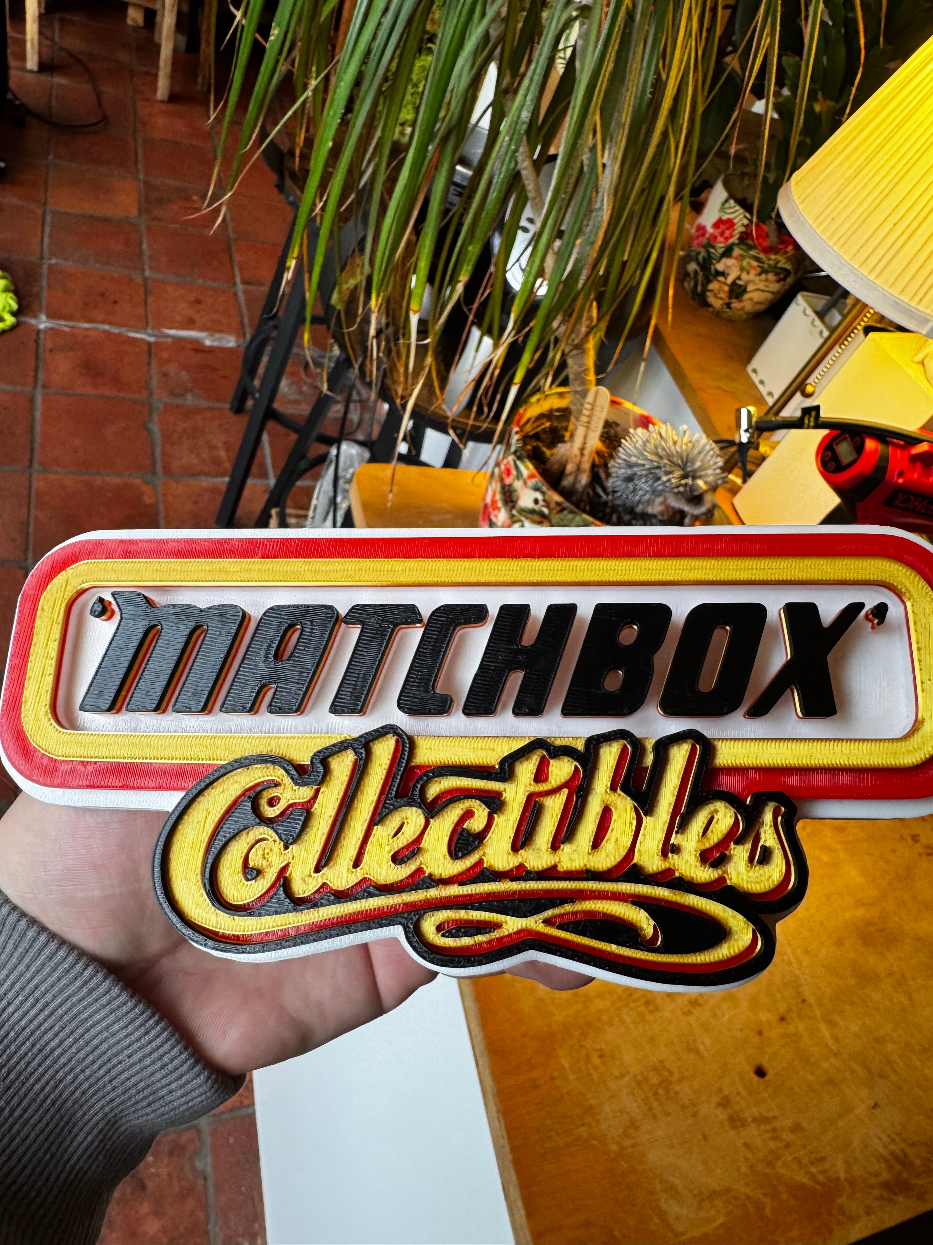 Matchbox Collectibles 3D Display Sign