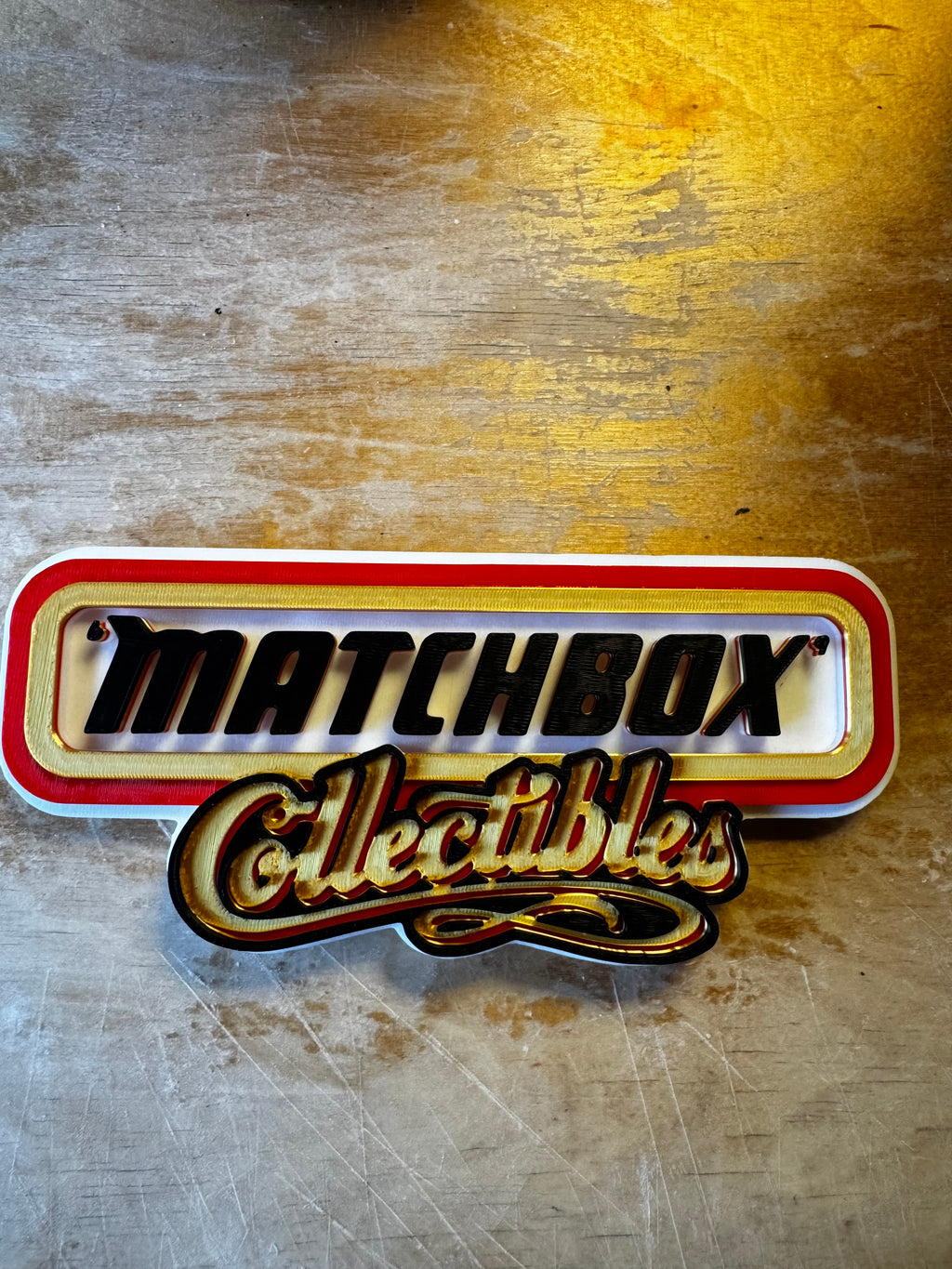 Matchbox Collectibles 3D Display Sign