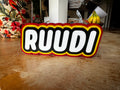 Custom LEGO-Style Name Sign – Personalised 3D Printed