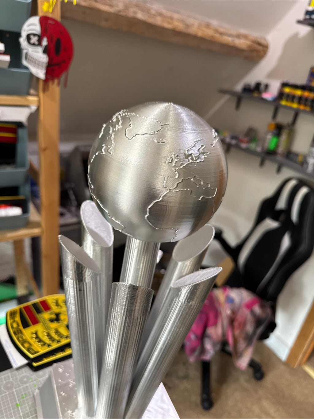 PDC World Darts Championship Trophy – Full Size 3D Printed Replica 50cm