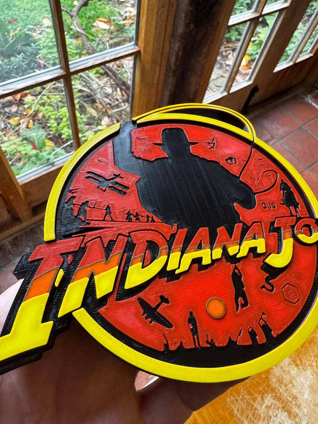 ndiana Jones Inspired 3D Wall Plaque