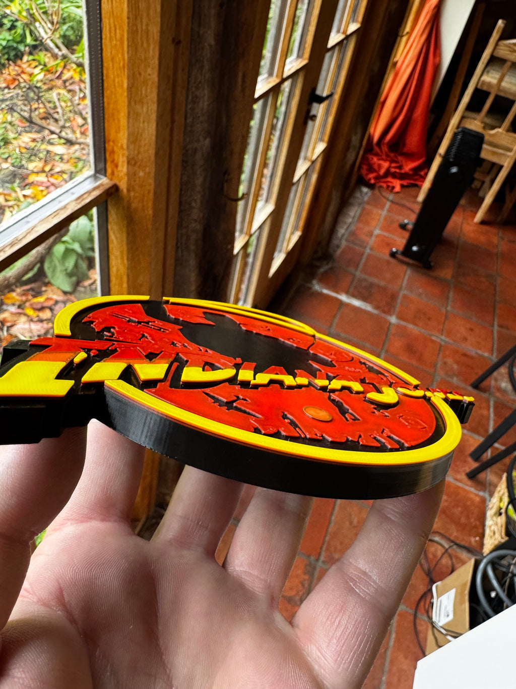 ndiana Jones Inspired 3D Wall Plaque