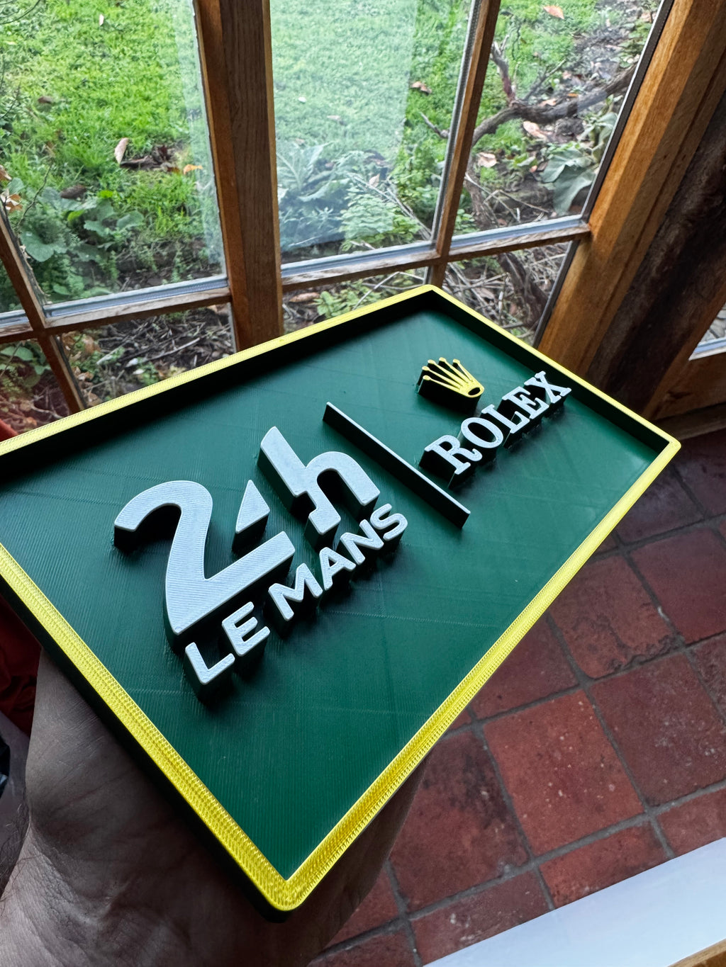 Le Mans 24h × Rolex 3D Motorsport Display Plaque