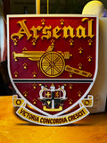 Arsenal 3D Heritage Crest Wall Plaque – Red, Gold & White