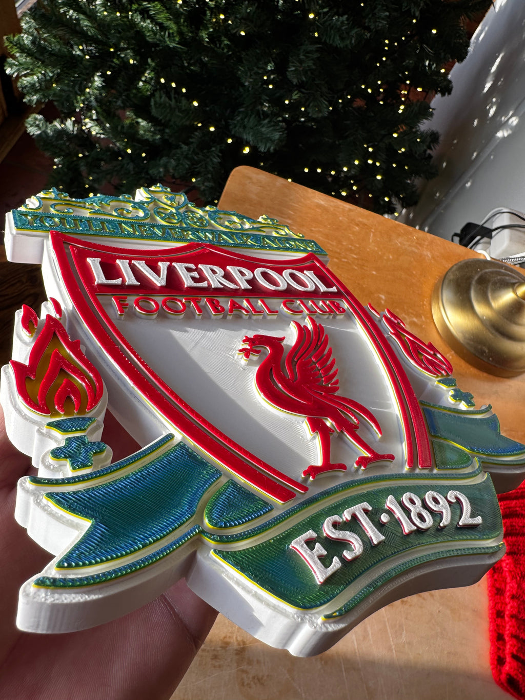 Liverpool FC 3D Crest Wall Plaque – You'll Never Walk Alone