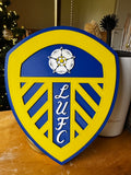 Leeds United FC 3D Crest Wall Plaque – LUFC Football Display