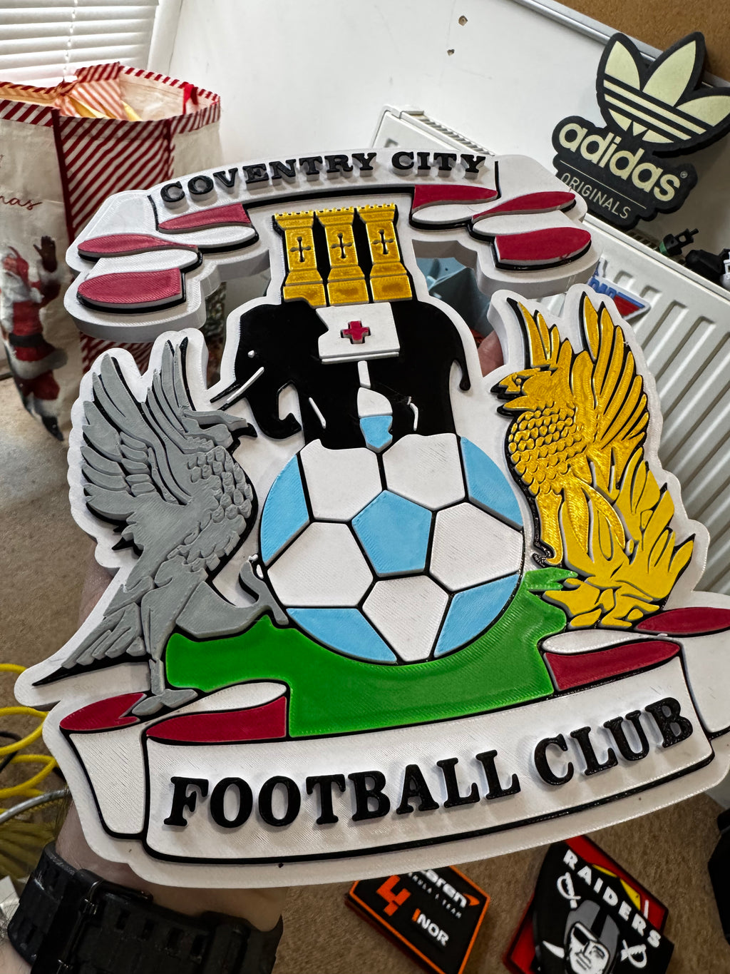 Coventry City FC 3D Club Crest Wall Plaque – Sky Blues Football Display