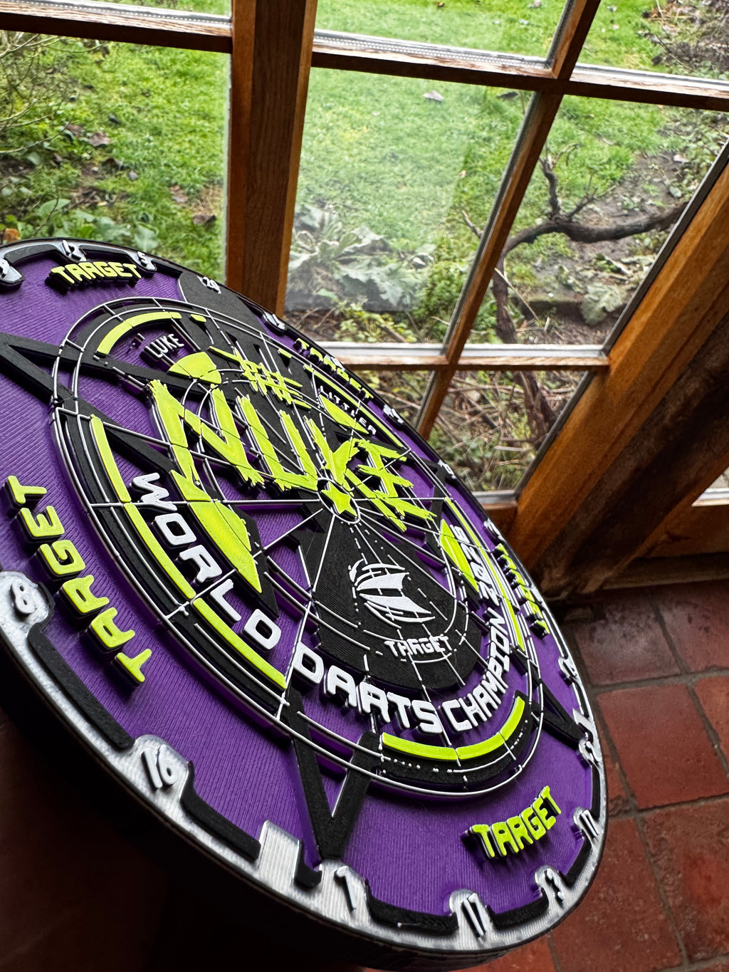 Luke Littler “The Nuke” World Darts Champion 2025 – 3D Dartboard Display