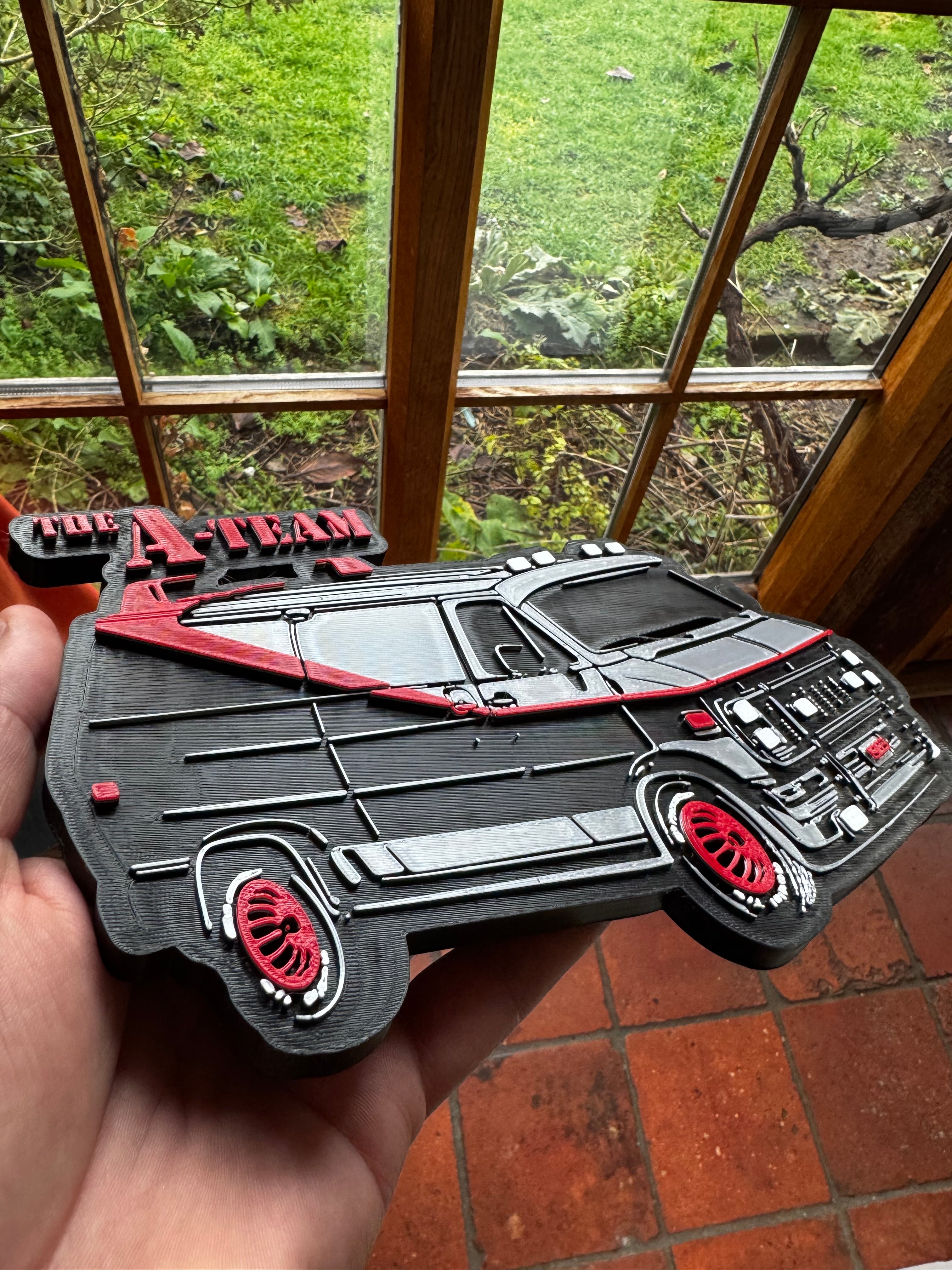 The A-Team Van 3D Display Plaque – Classic TV Inspired