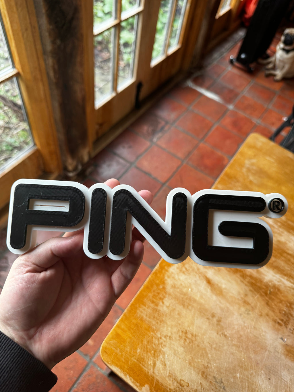 PING Style 3D Display Sign – Choice of Colours