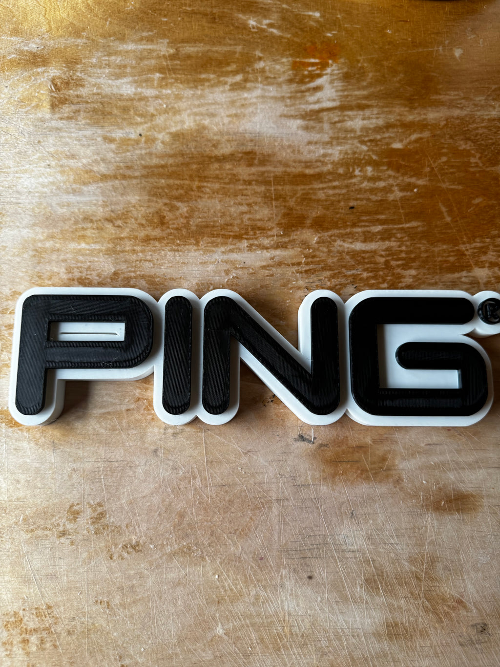 PING Style 3D Display Sign – Choice of Colours