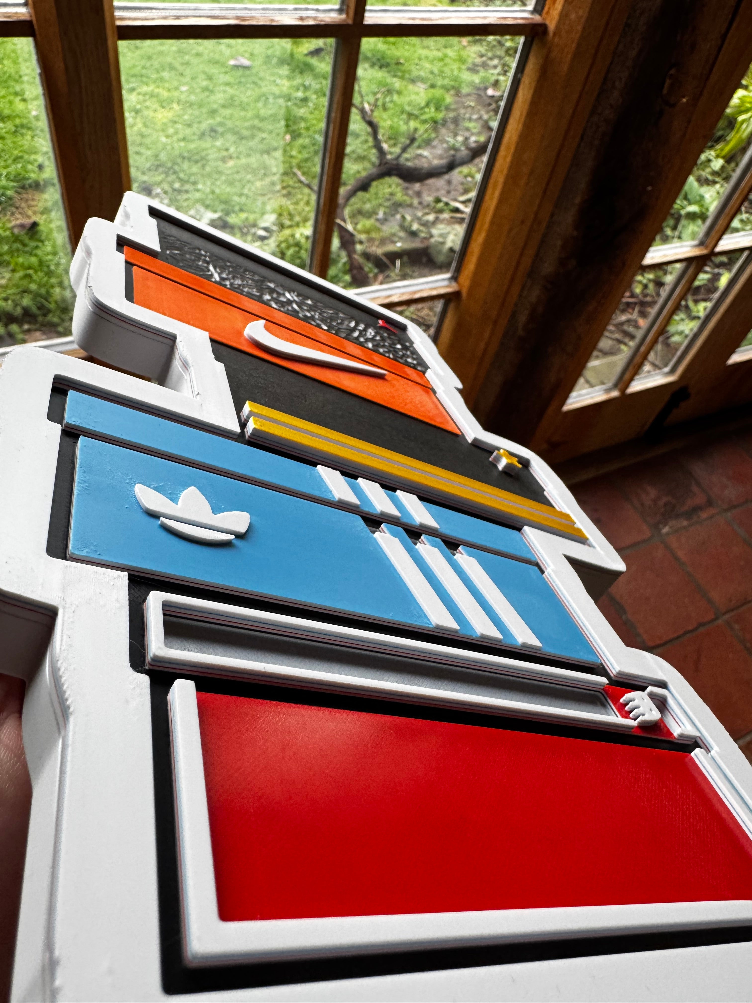 Sneaker Box Stack 3D Wall Sign – Nike Jordan Adidas Inspired Display