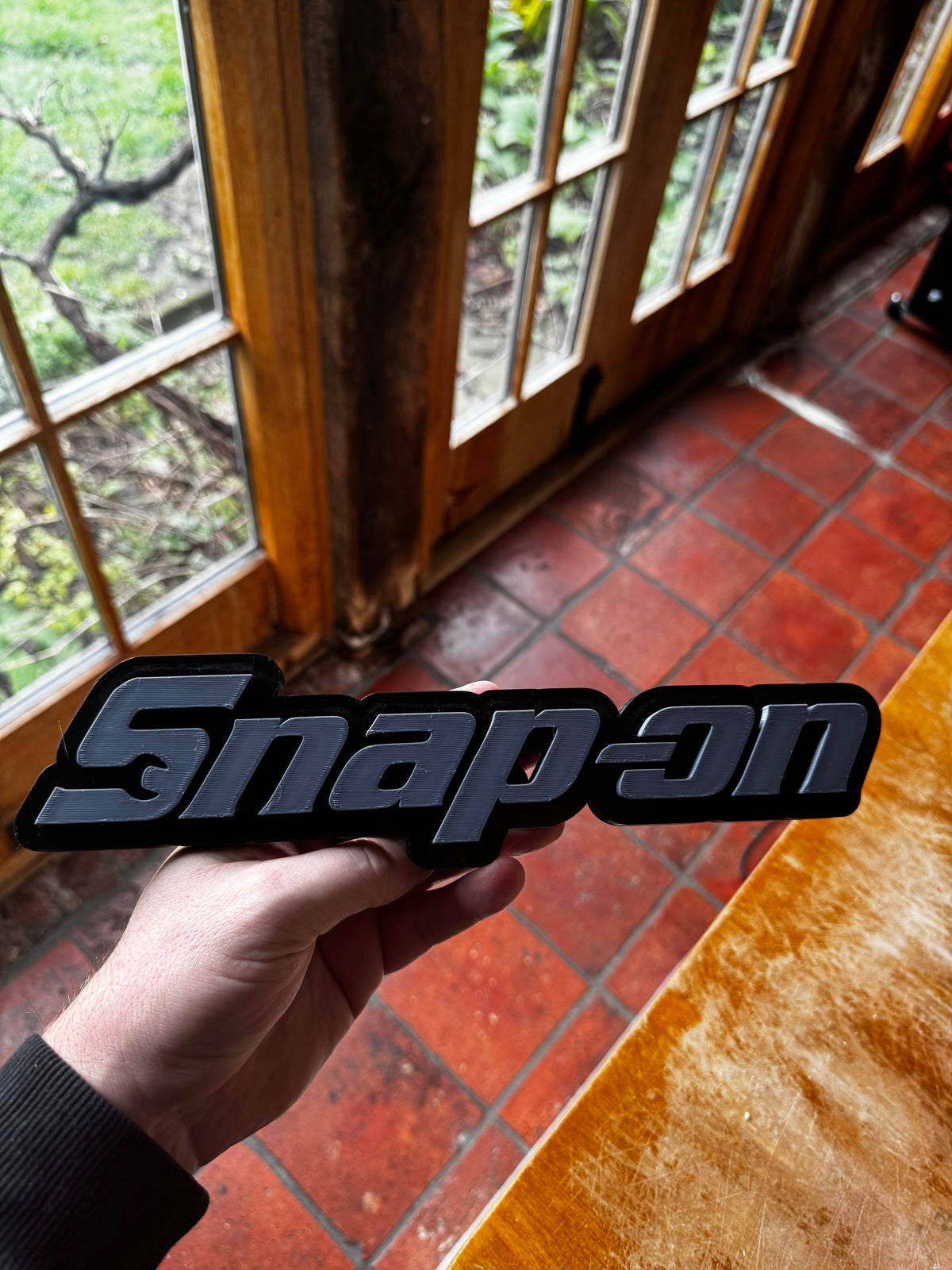 Snap-on Style 3D Garage / Workshop Sign – Choice of Colours