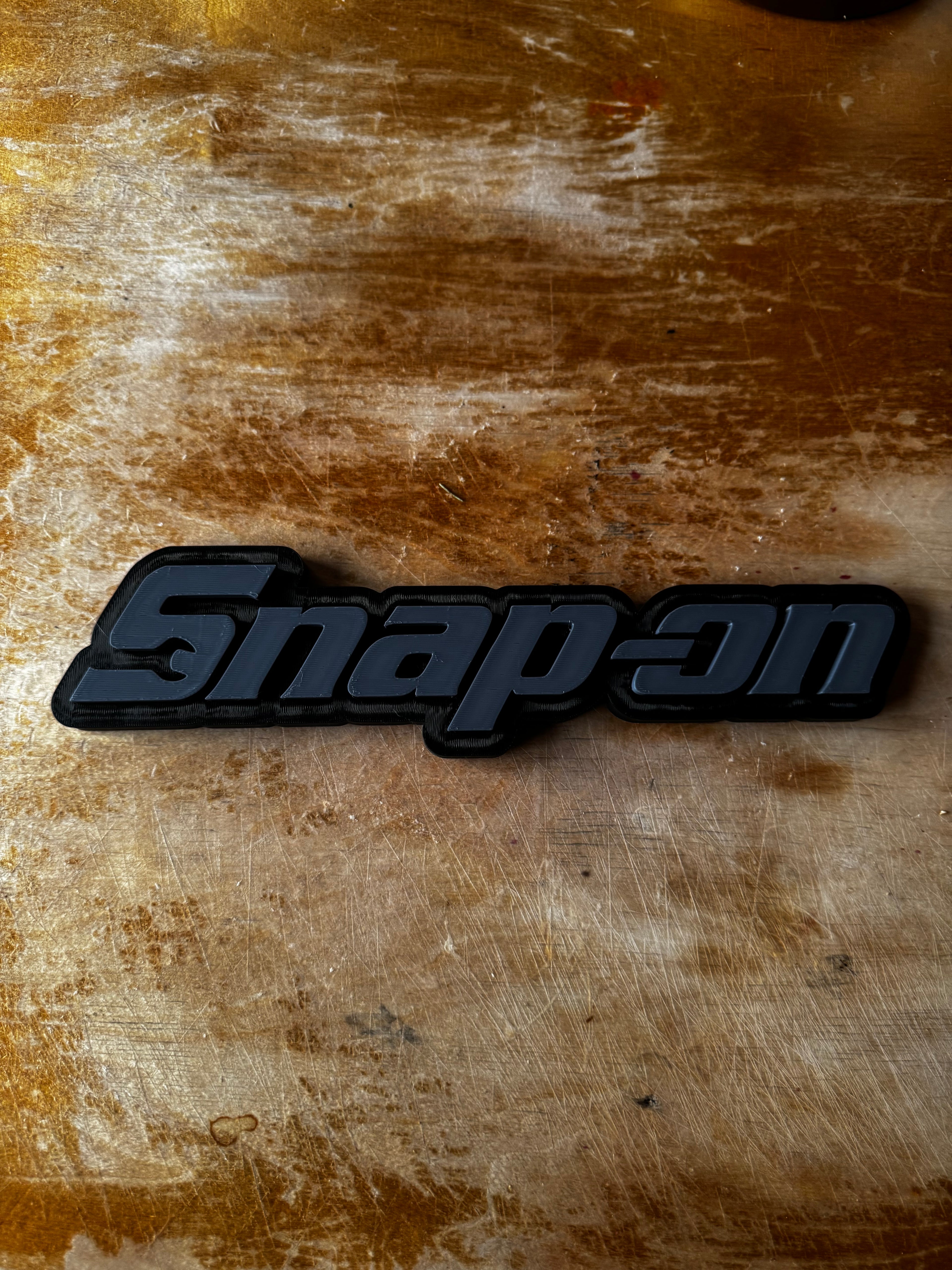 Snap-on Style 3D Garage / Workshop Sign – Choice of Colours