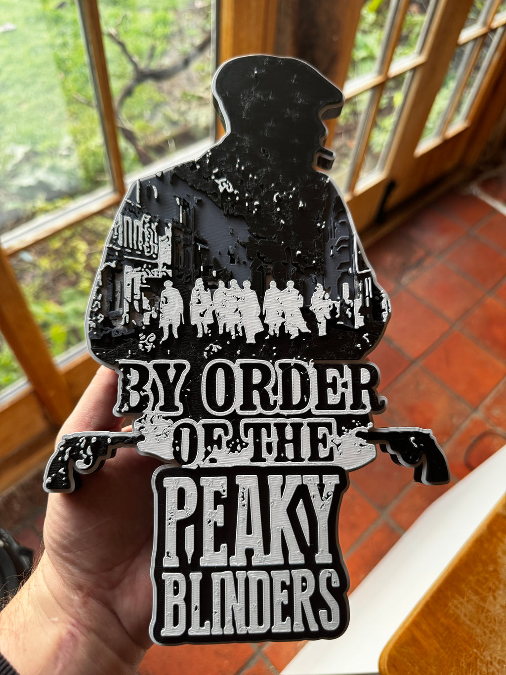 Peaky Blinders “By Order of the Peaky Blinders” 3D Wall Sign