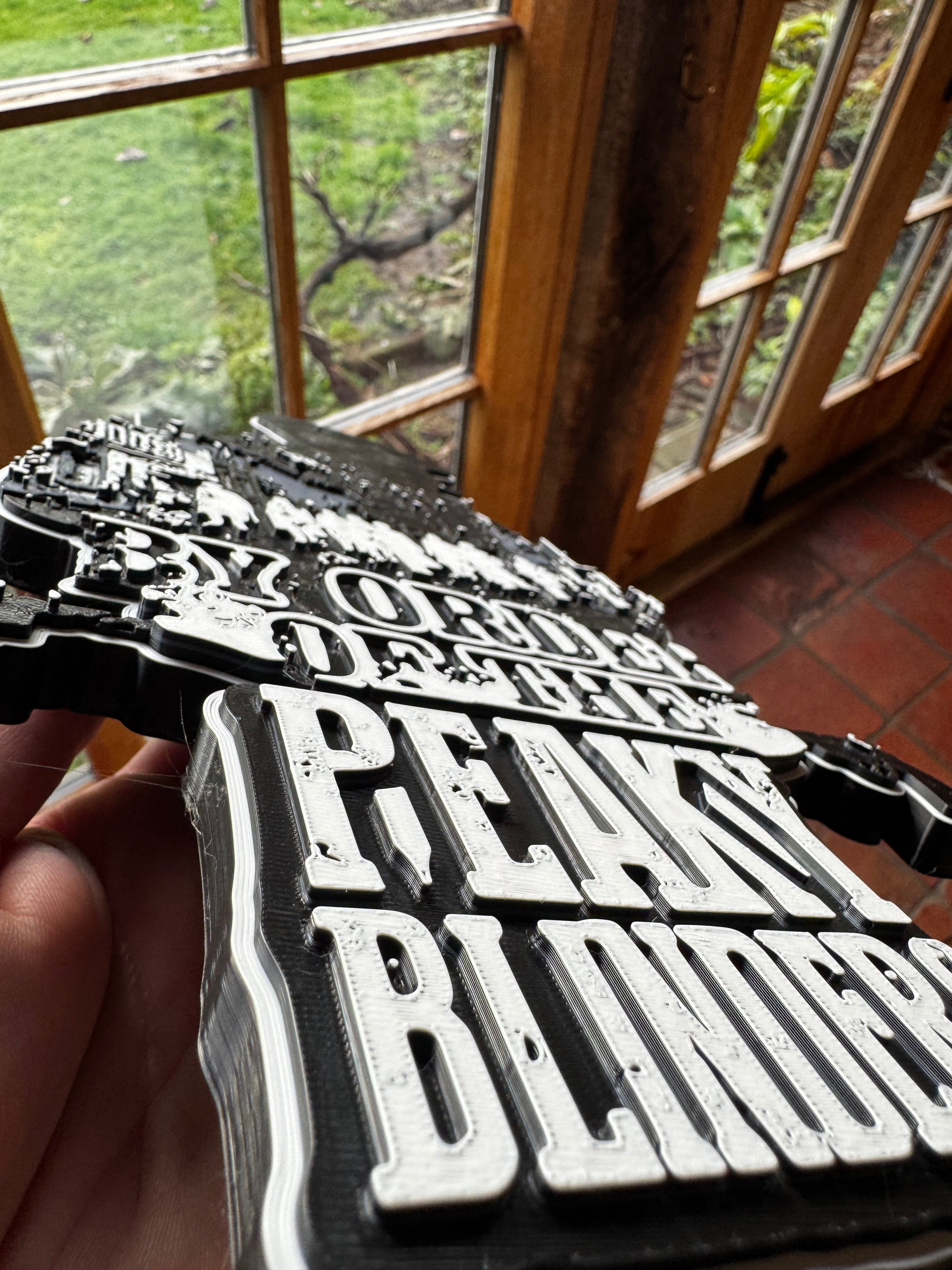 Peaky Blinders “By Order of the Peaky Blinders” 3D Wall Sign