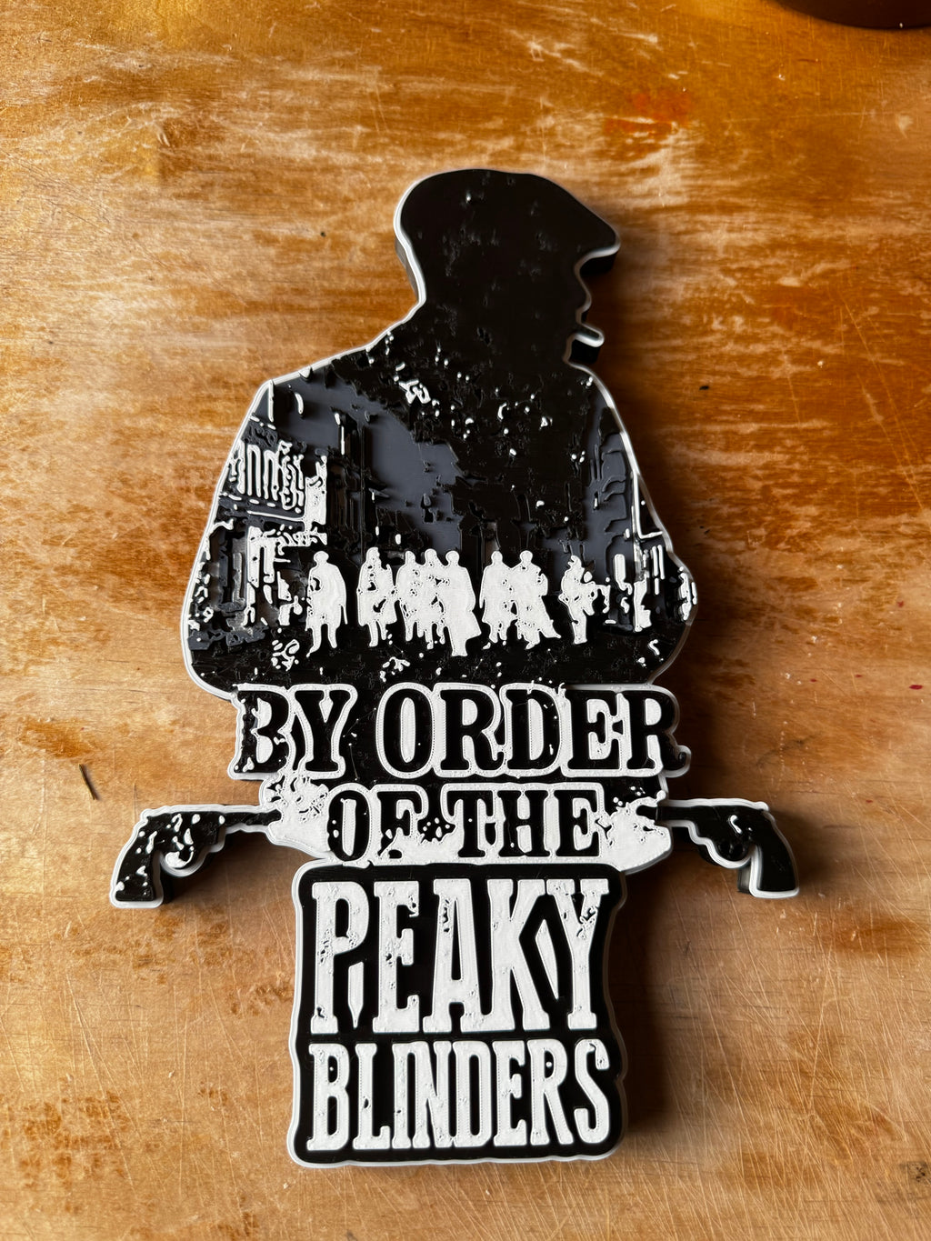 Peaky Blinders “By Order of the Peaky Blinders” 3D Wall Sign