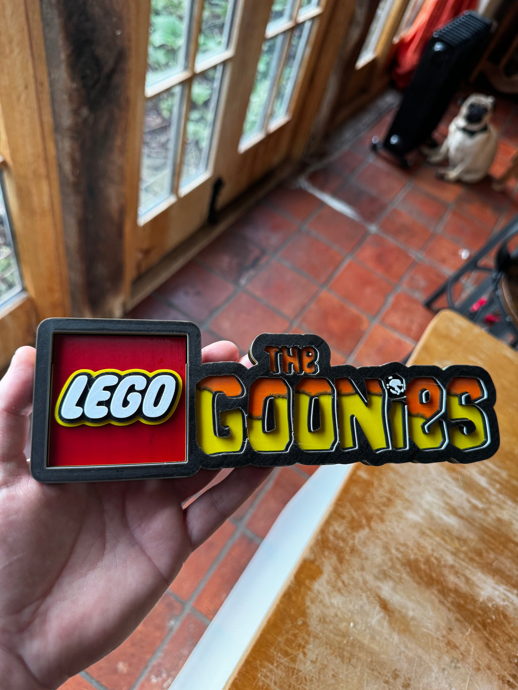 LEGO The Goonies 3D Display Sign – Retro Movie Collectable
