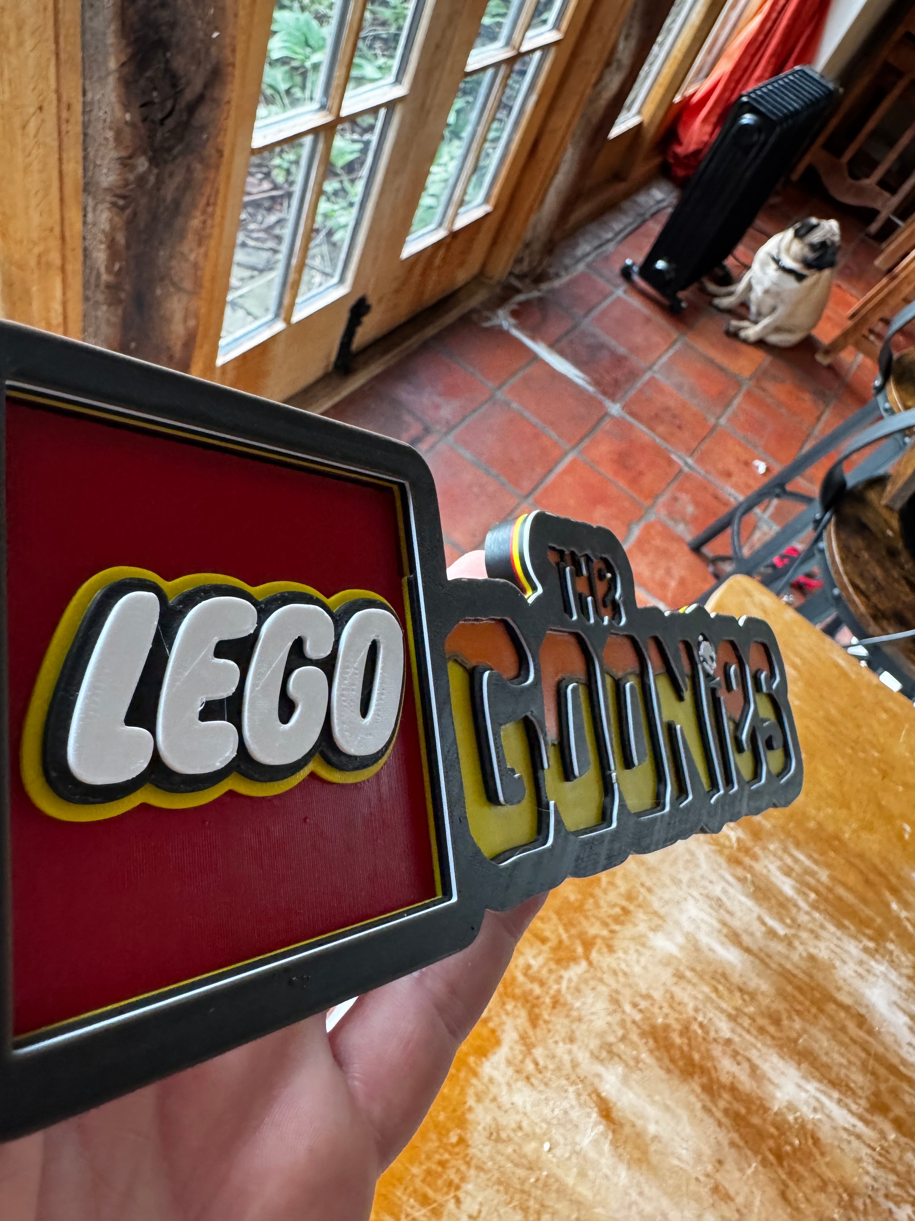 LEGO The Goonies 3D Display Sign – Retro Movie Collectable