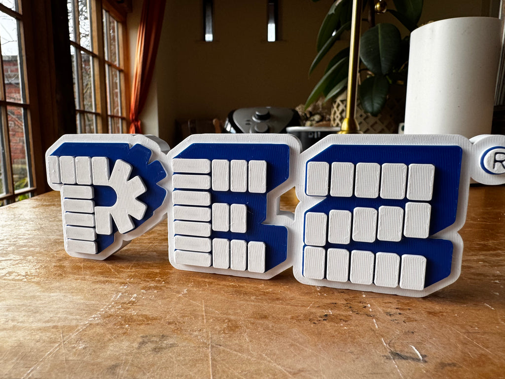 PEZ Retro Logo – 3D Wall Sign