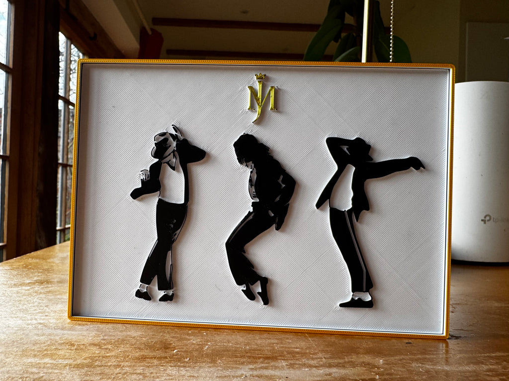 Michael Jackson – King of Pop 3D Wall Art Plaque