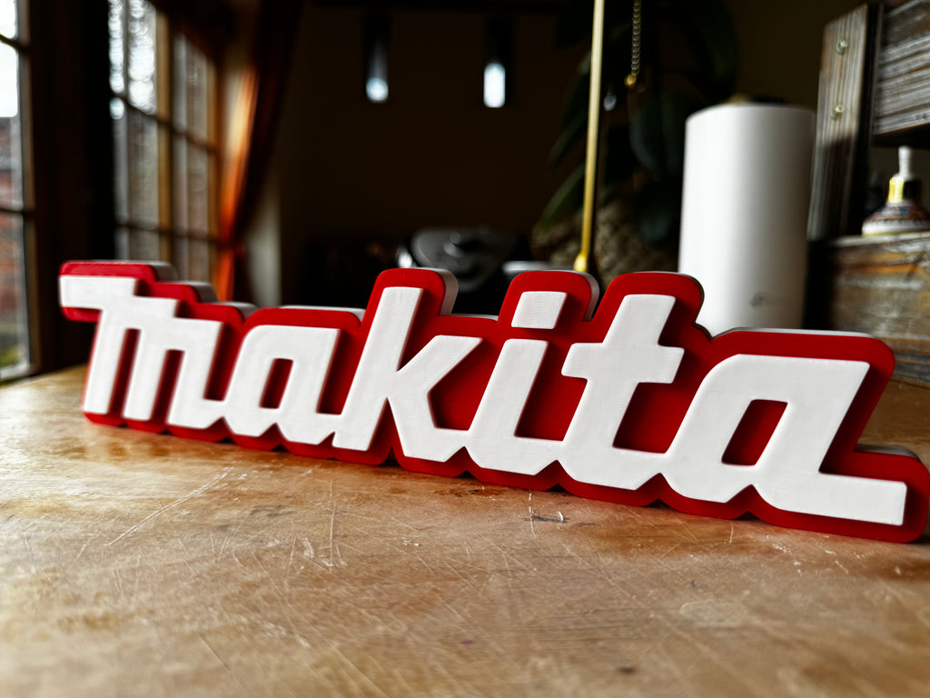 Makita 3D Logo Wall Sign