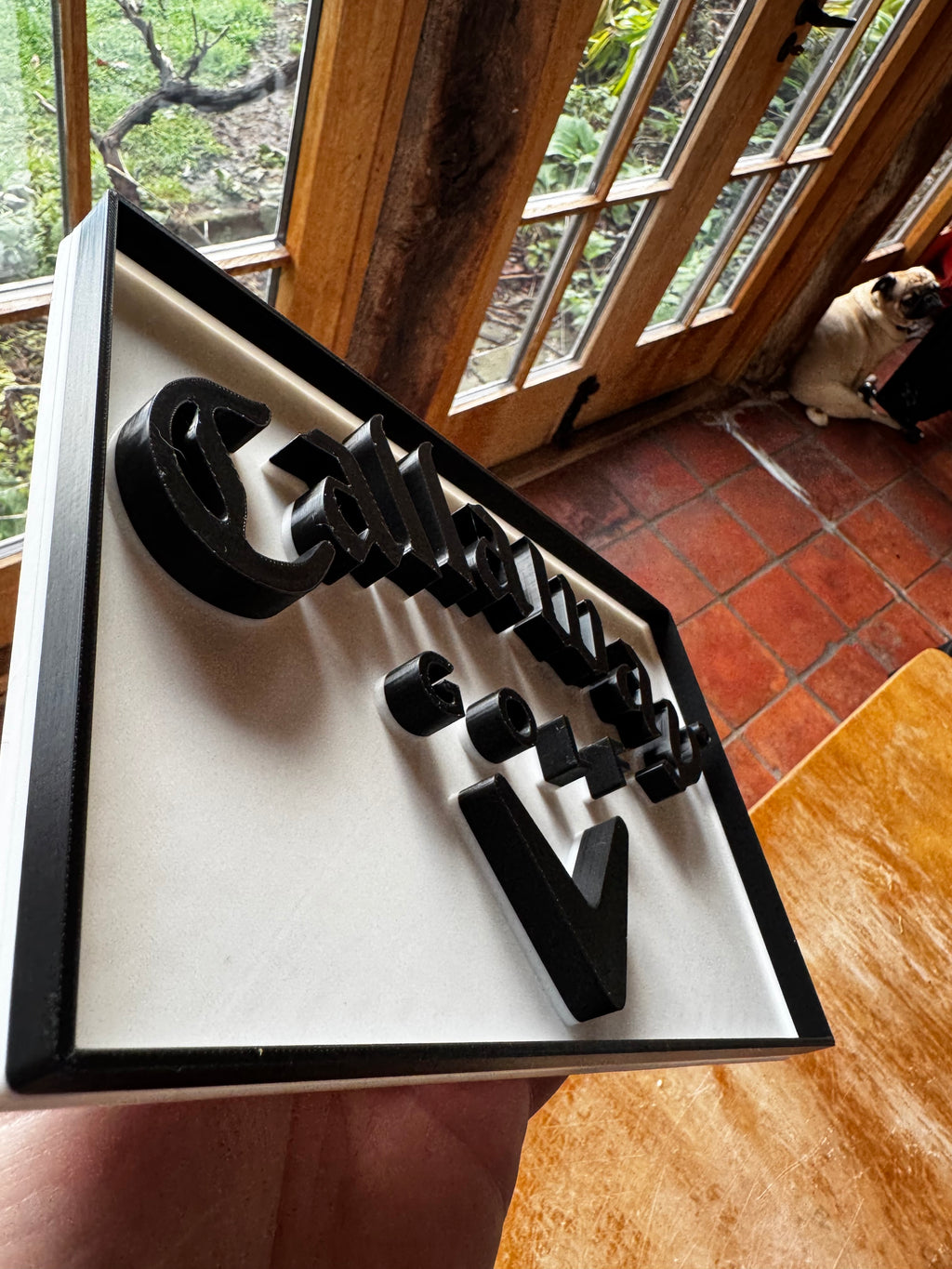 Callaway Golf 3D Wall Plaque – Black & White