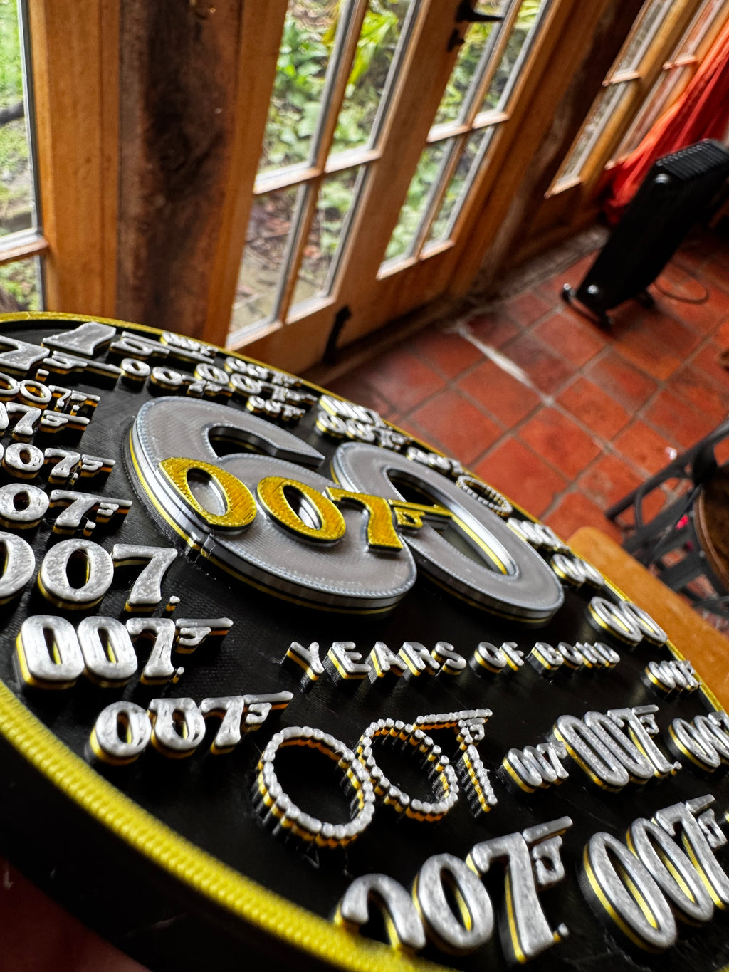 James Bond 007 – 60 Years of Bond 3D Wall Plaque