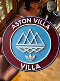 Aston Villa × adidas 3D Wall Plaque – Premium Football Display