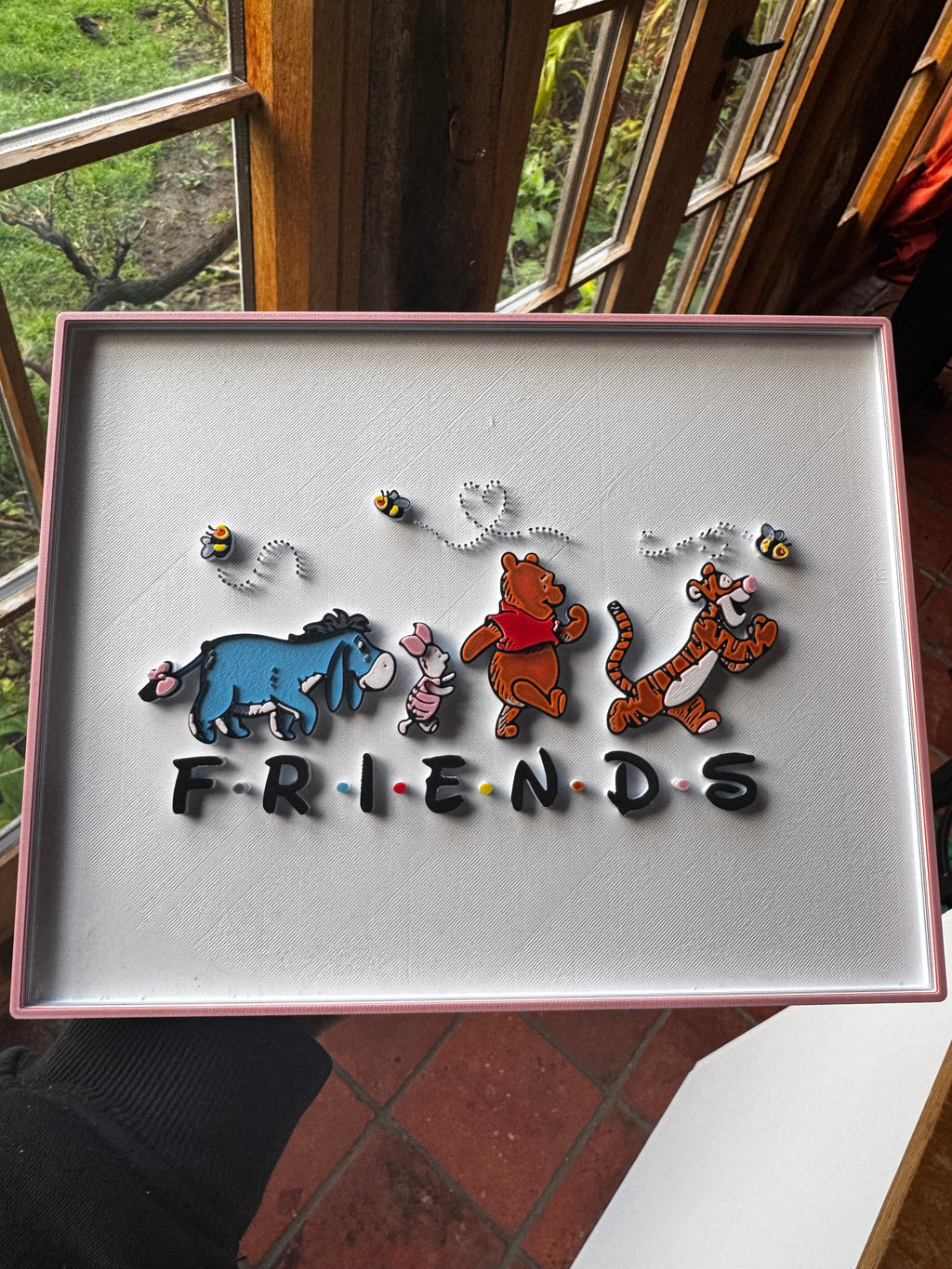 Winnie the Pooh & Friends 3D Wall Plaque – Friends Inspired Design