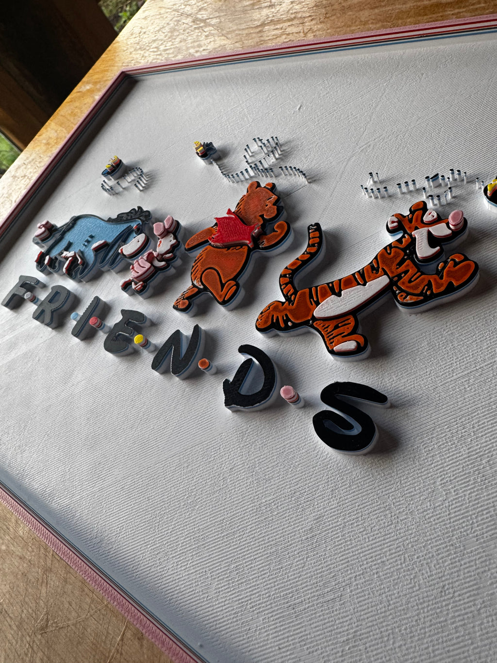 Winnie the Pooh & Friends 3D Wall Plaque – Friends Inspired Design