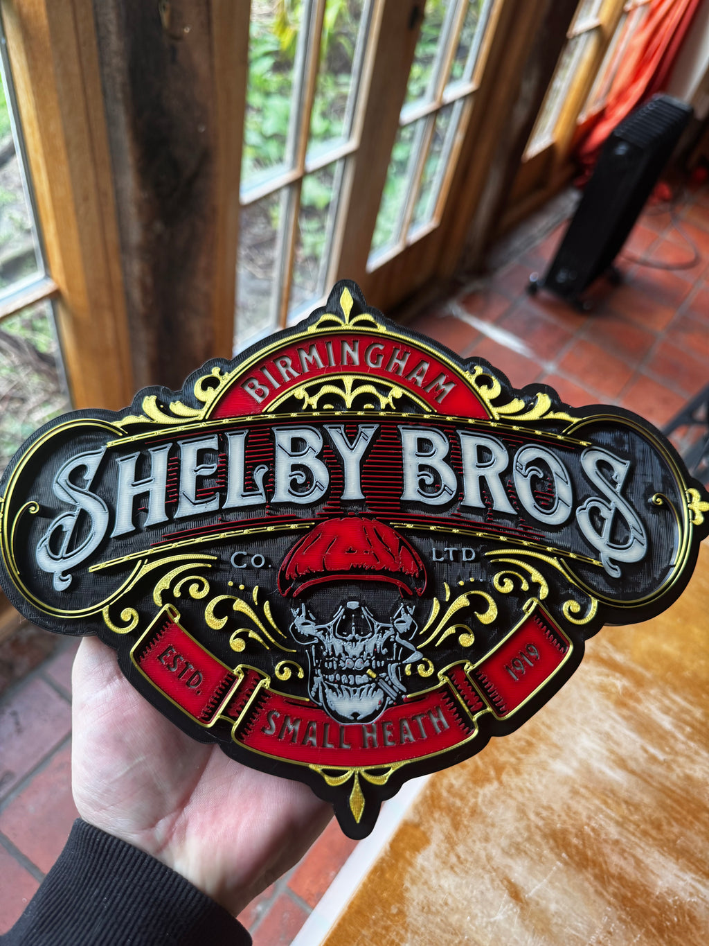 Shelby Bros Birmingham 3D Wall Plaque – Peaky Blinders Inspired