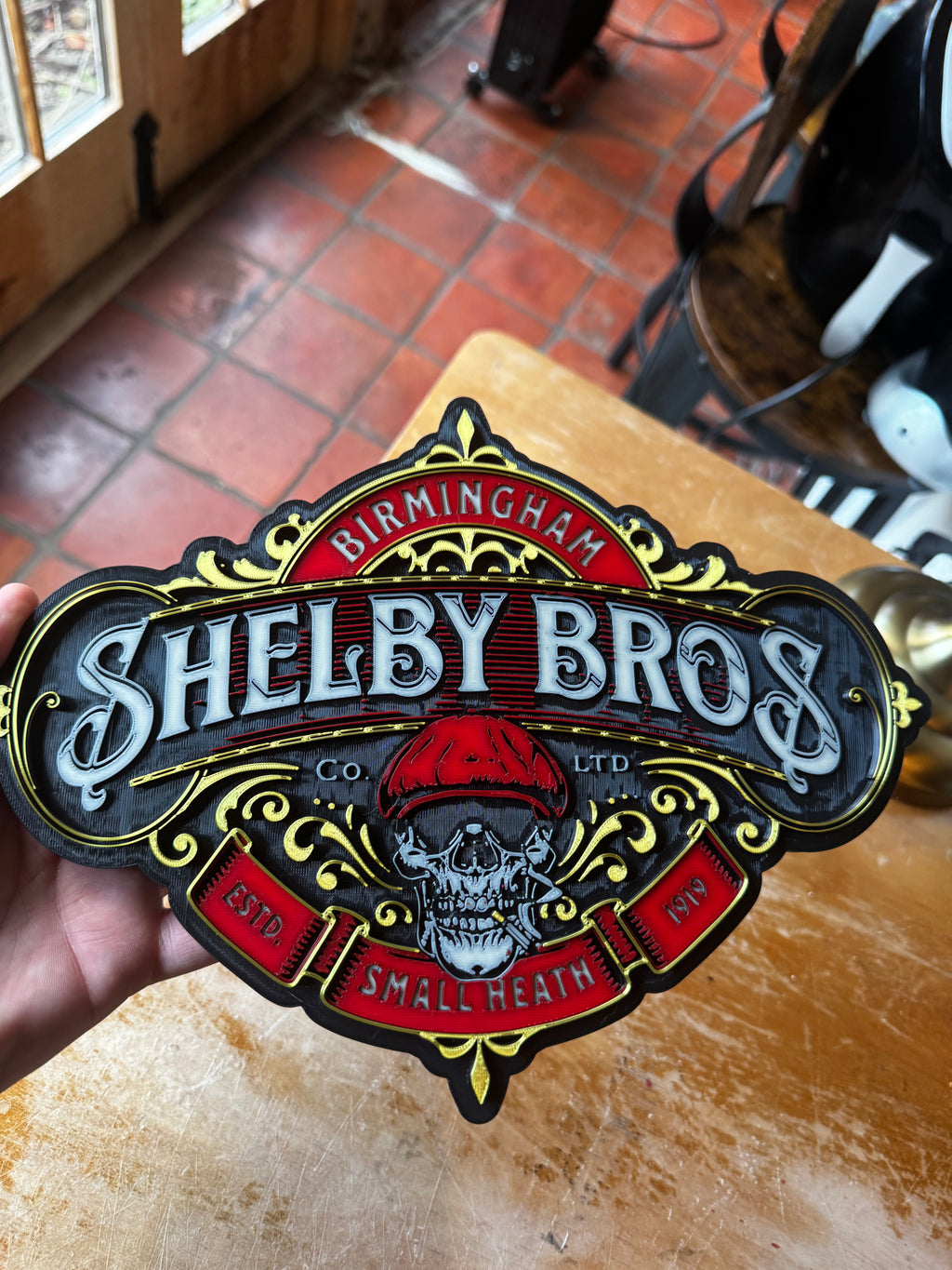 Shelby Bros Birmingham 3D Wall Plaque – Peaky Blinders Inspired