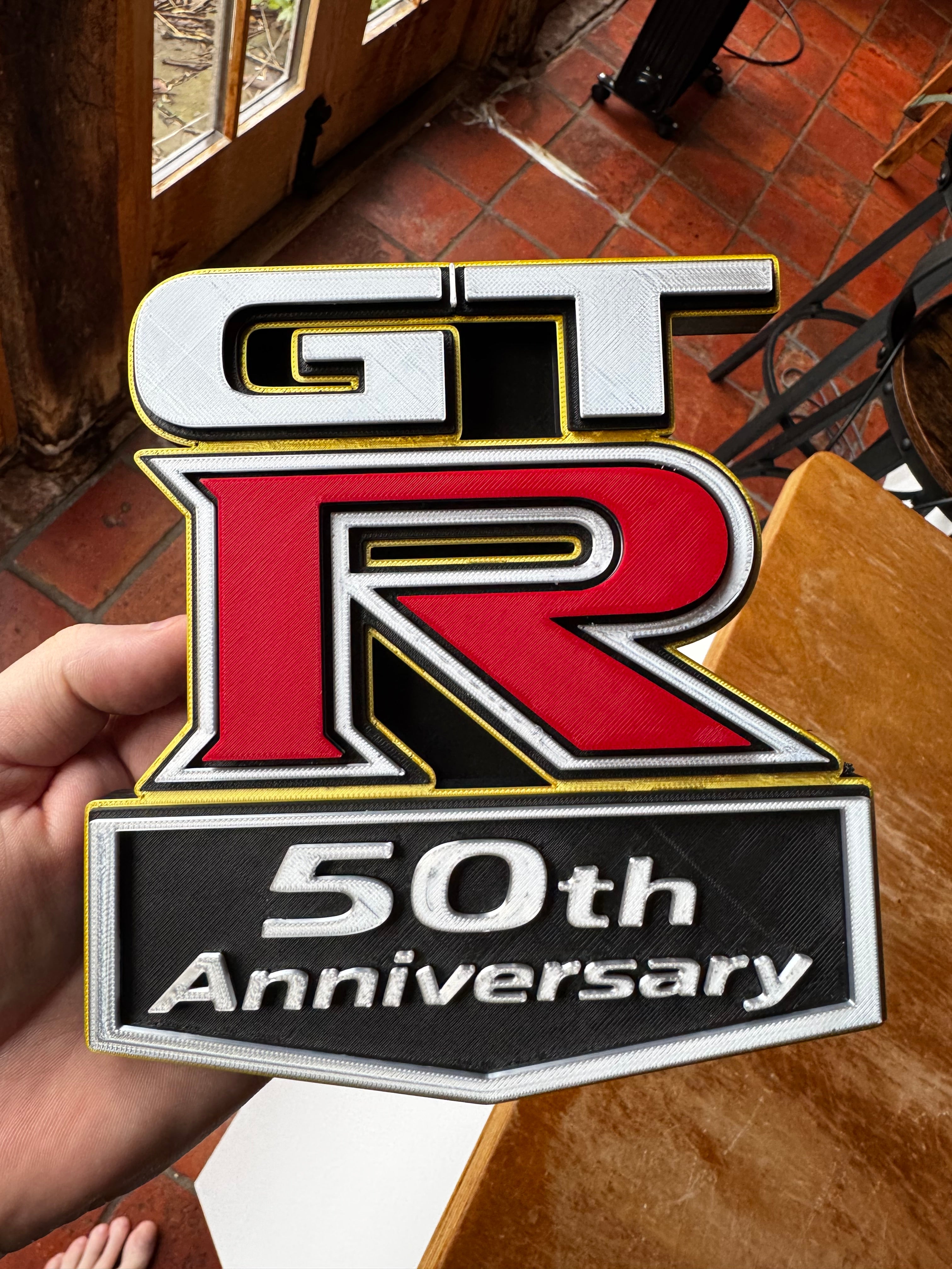 GT-R 50th Anniversary 3D Display Plaque