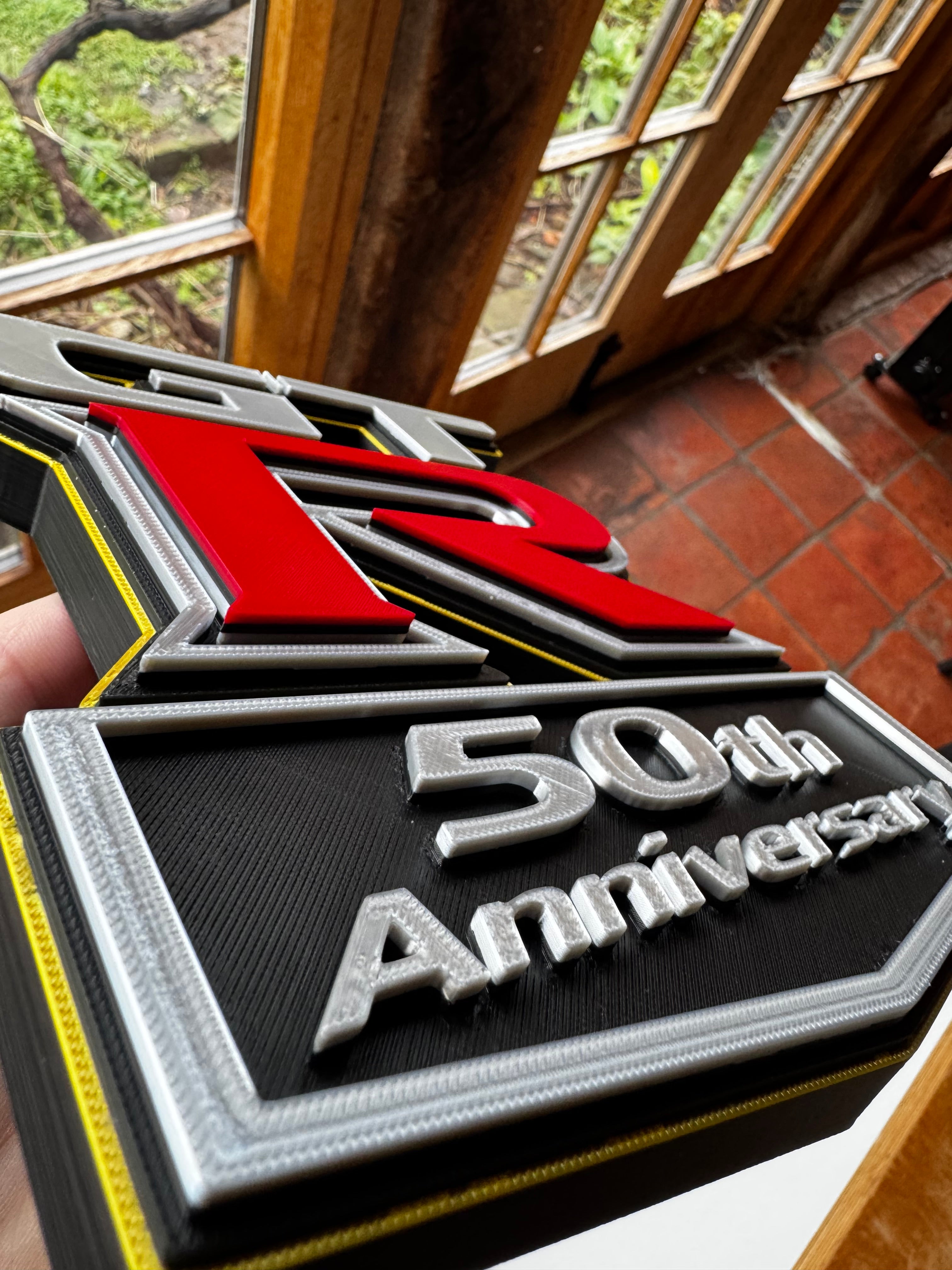 GT-R 50th Anniversary 3D Display Plaque