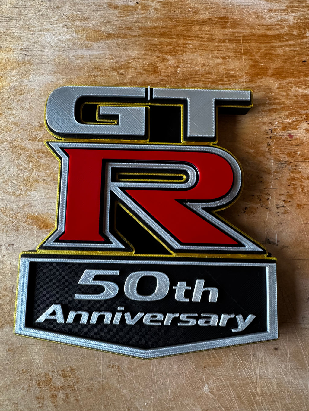 GT-R 50th Anniversary 3D Display Plaque