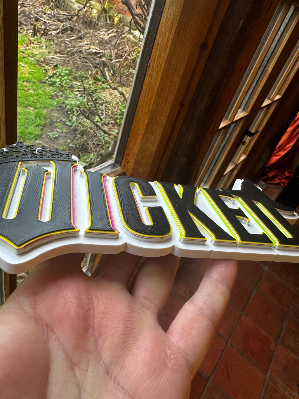 Wicked 3D Display Sign – Musical Inspired Wall Plaque